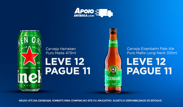 Cerveja Heineken leve 12 pague 11